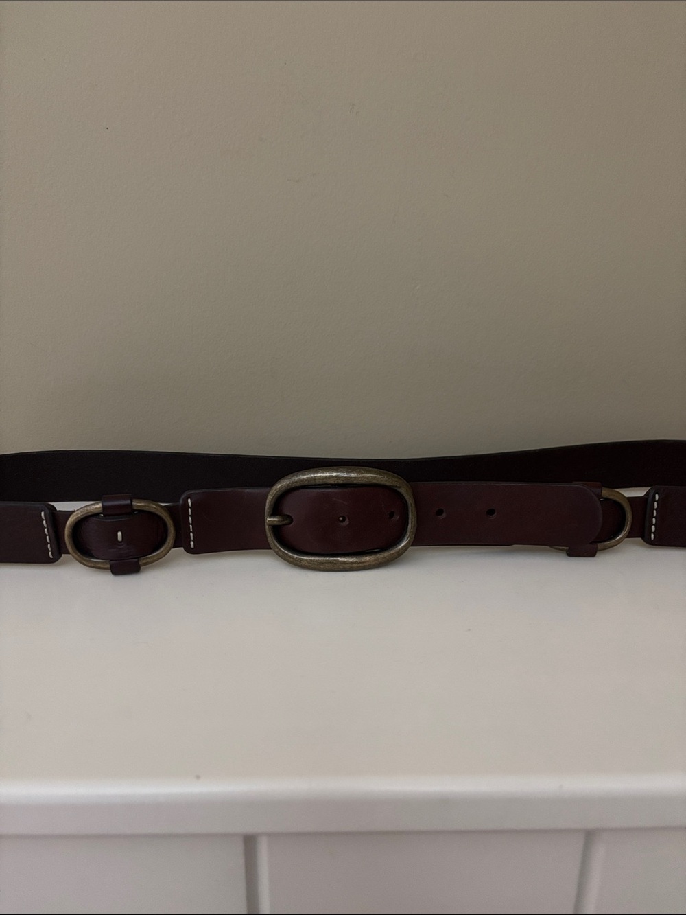 Eddie Bauer Women’s Brown Leather Belt